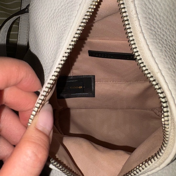 White Leather Backpack - Picture 5 of 6